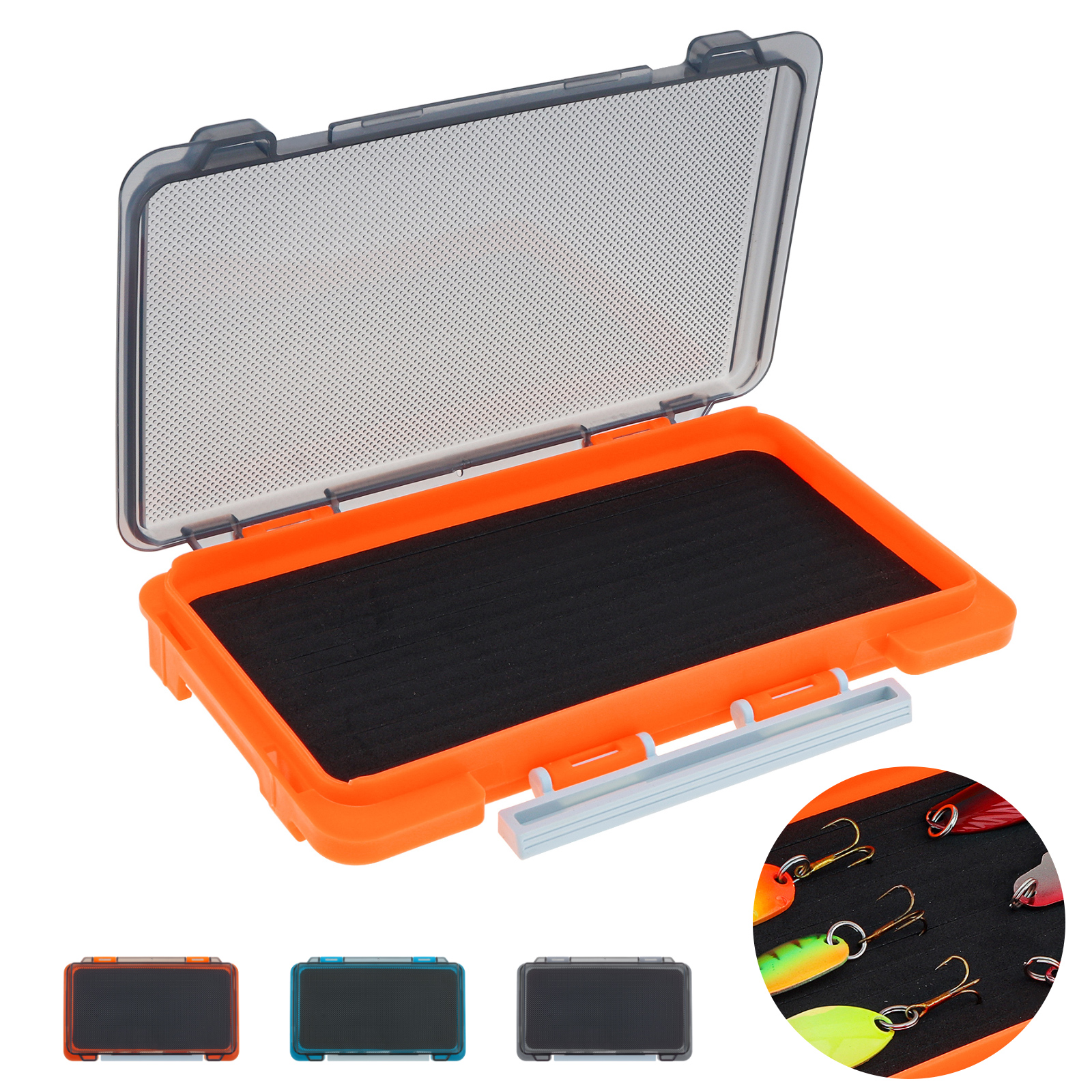 Fishing Kayak Crate - 17.2x9.8x2cm / 6.8x3.8x0.8inch Slit Foam Case