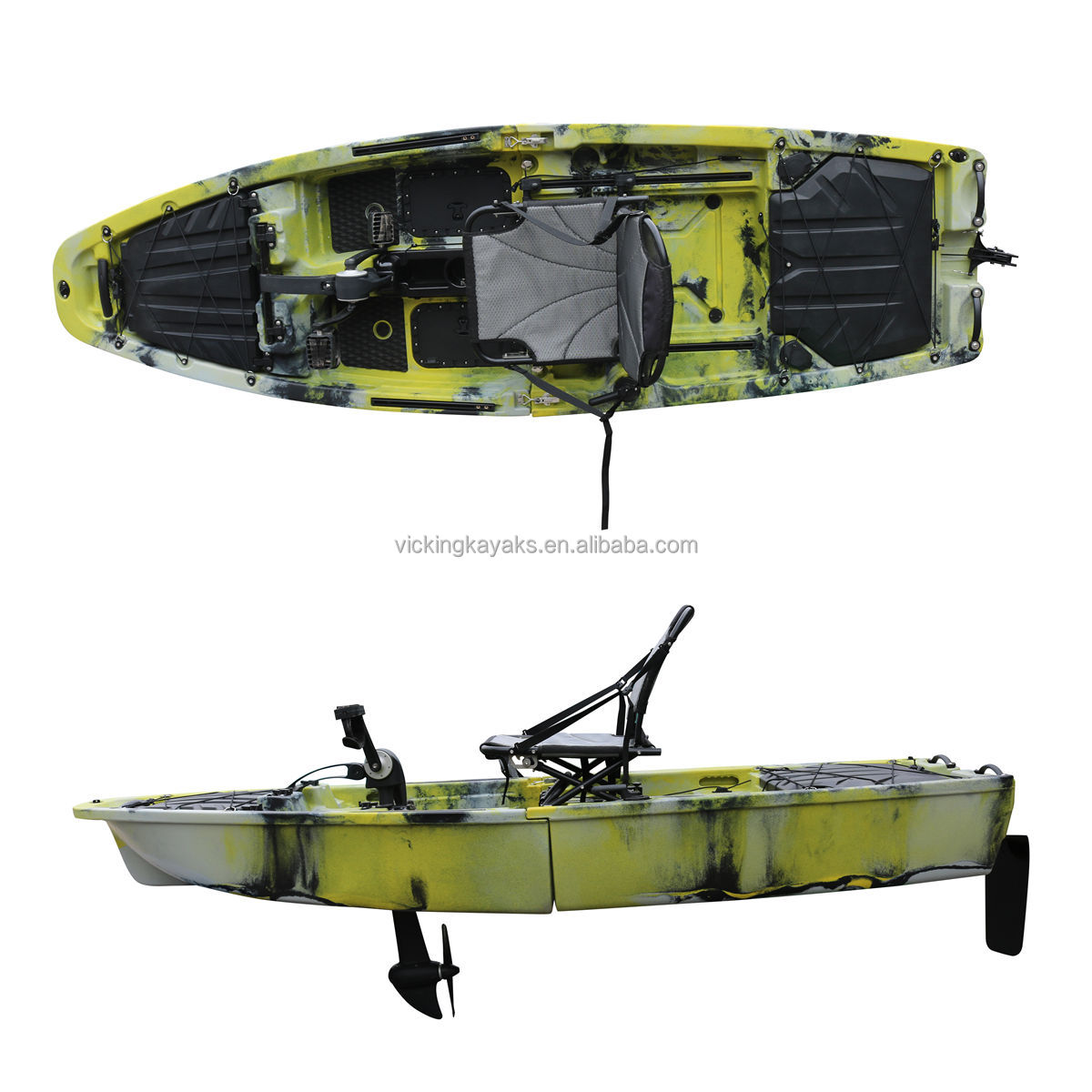 Fishing Kayak Seat - 14ft Modular Propeller Pedal Drive Two