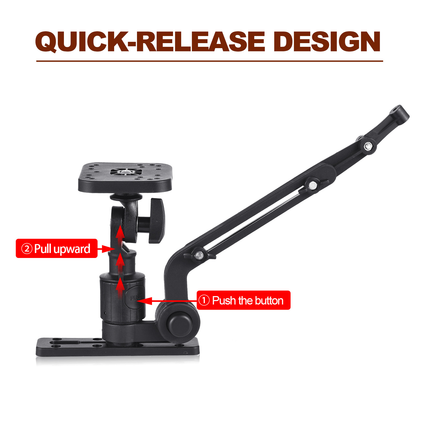 Kayak Fish Finder Mounting Pla - огляд і ціна Fishing Kayak Fish Finder Mount
