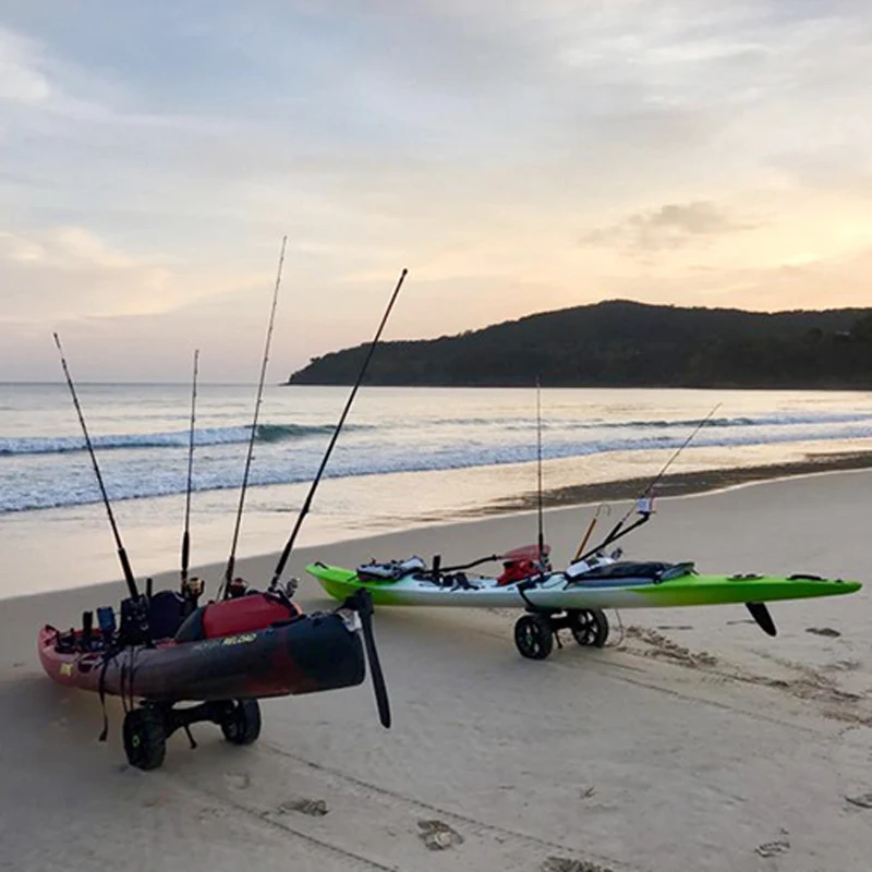 2-Wheel Canoe Boat Carrier Car - огляд і ціна Fishing Kayak Cart