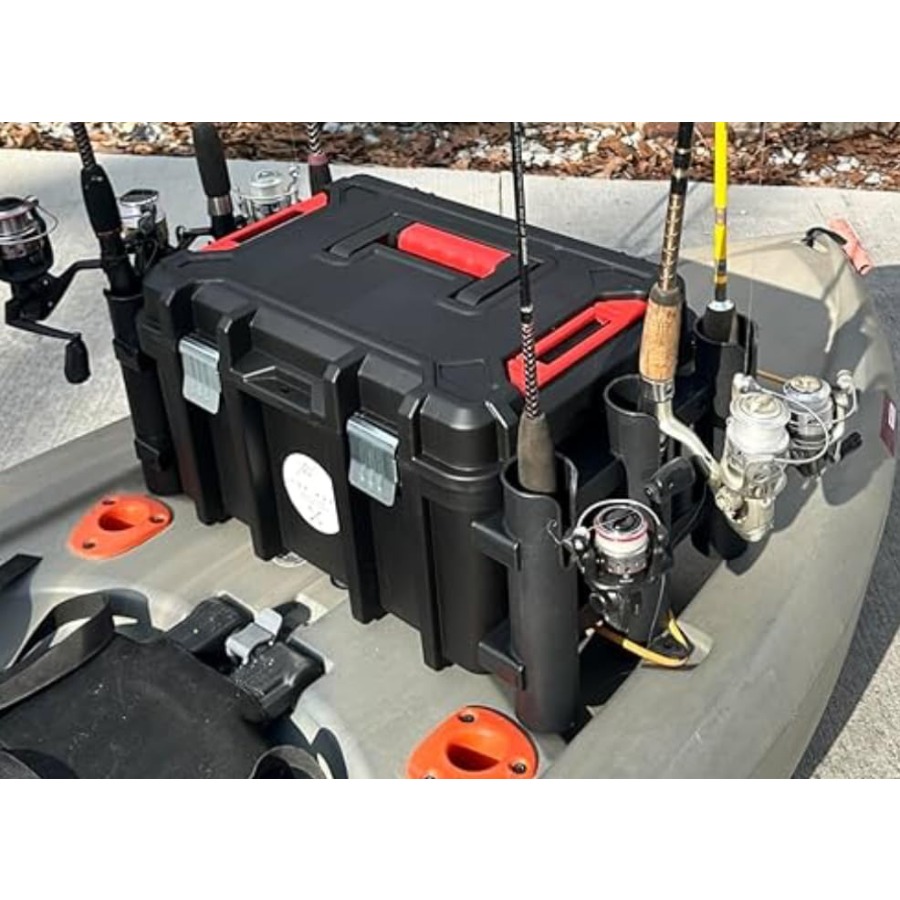 Kayak Fishing Crate - 6 Integr - огляд і ціна Fishing Kayak Rod Holder