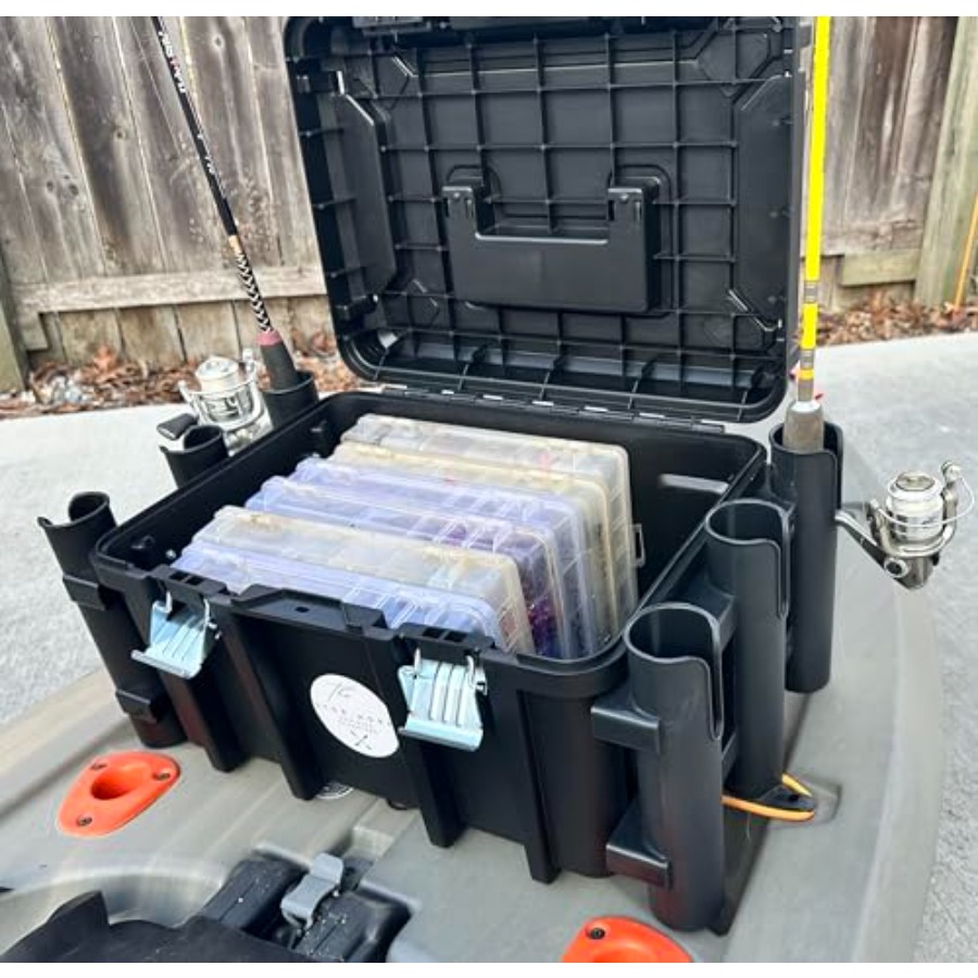 Kayak Fishing Crate - 6 Integr - огляд і ціна Fishing Kayak Rod Holder