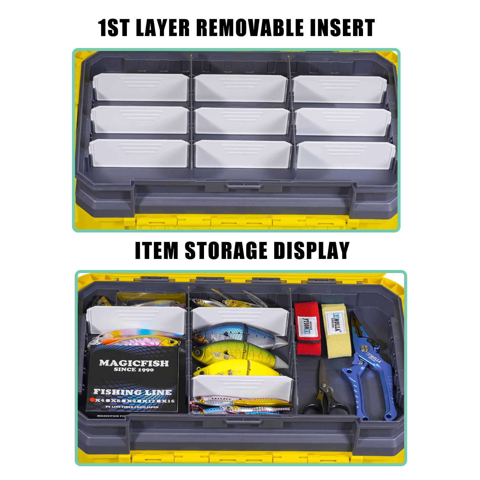 New Large Fishing Box Suit 19. - огляд і ціна Fishing Kayak Crate