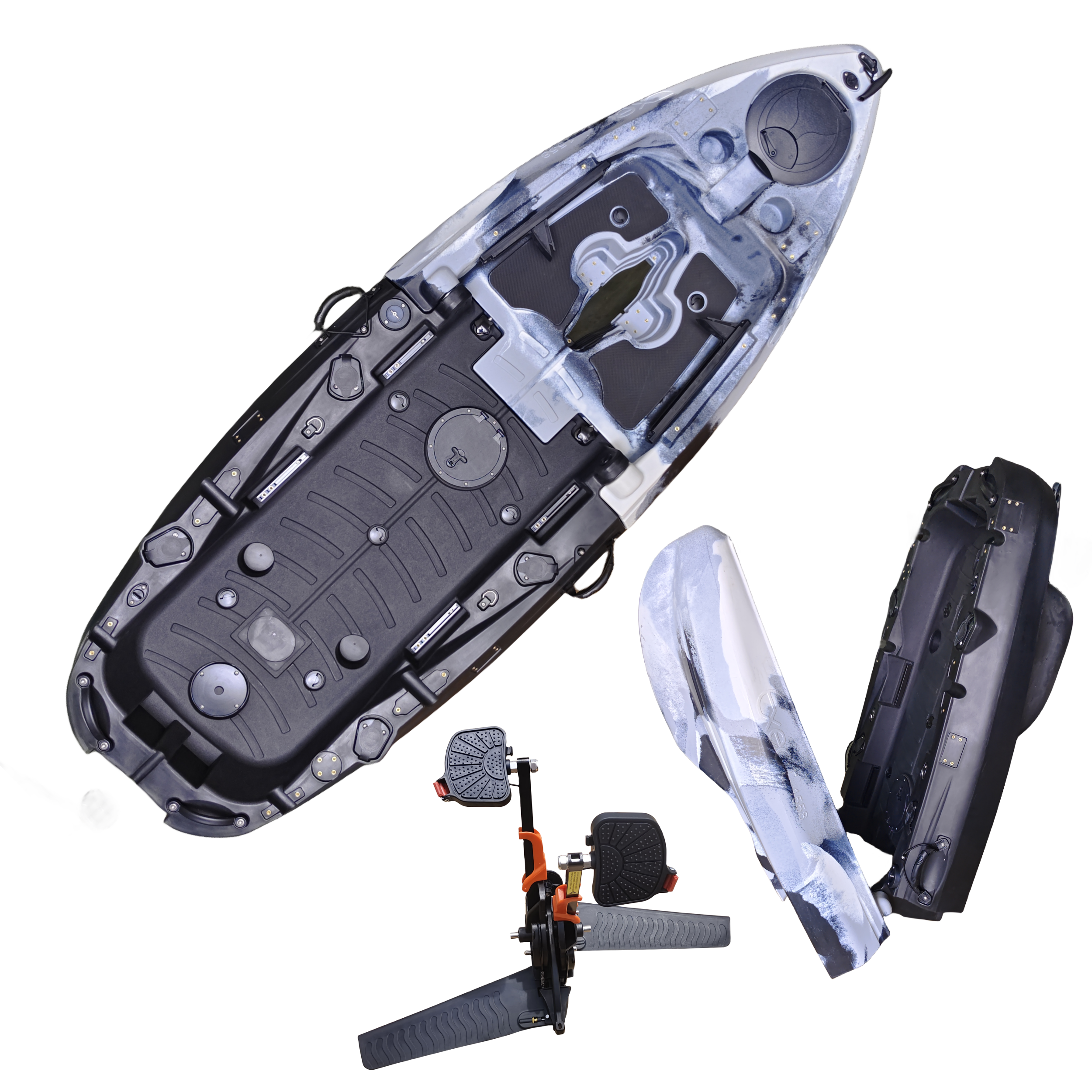 Plastic Kayak Pedal Kayak Fish - огляд і ціна Fishing Kayak Seat