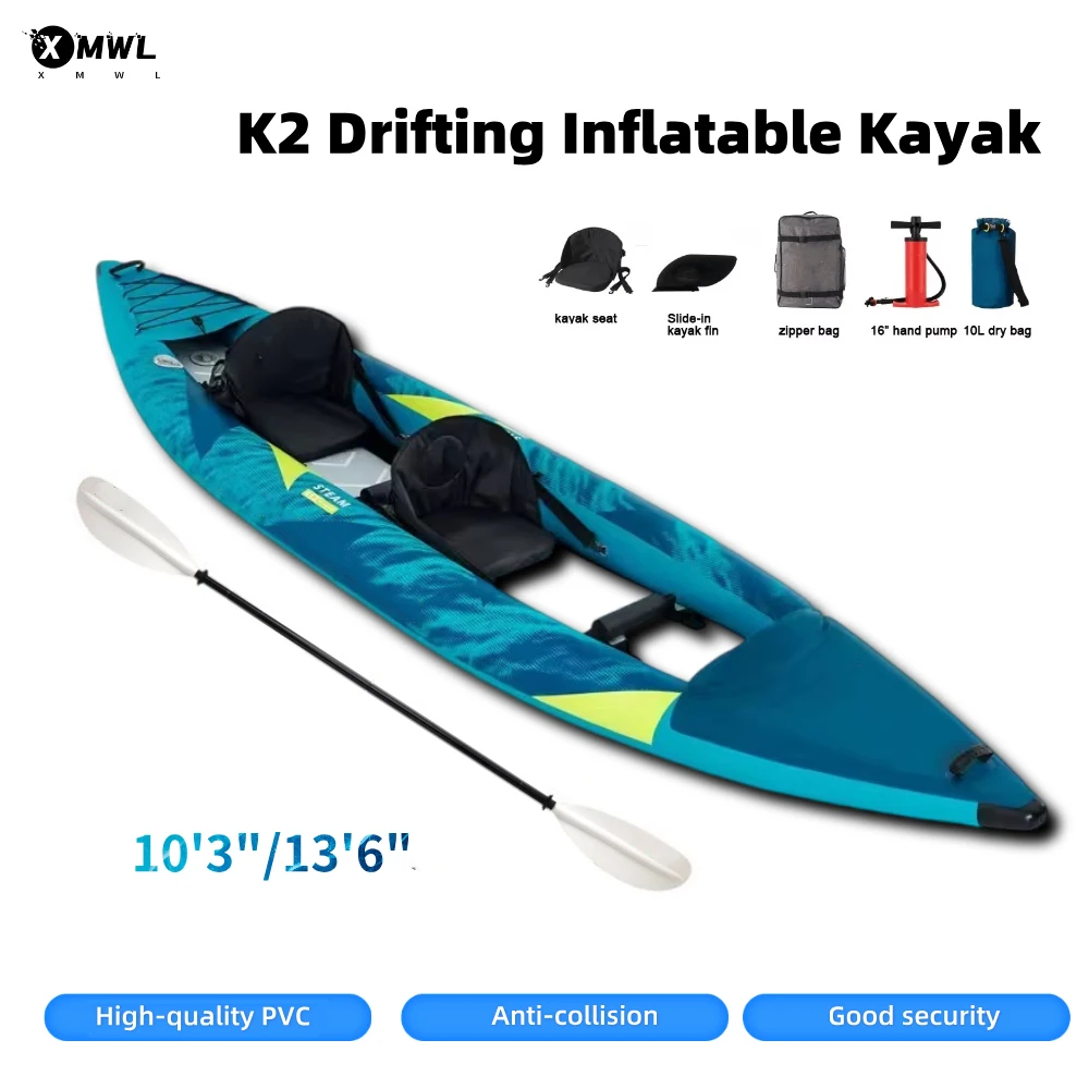 Canoe Kayak Inflatable Boat 1- - огляд і ціна Fishing Kayak Inflatable