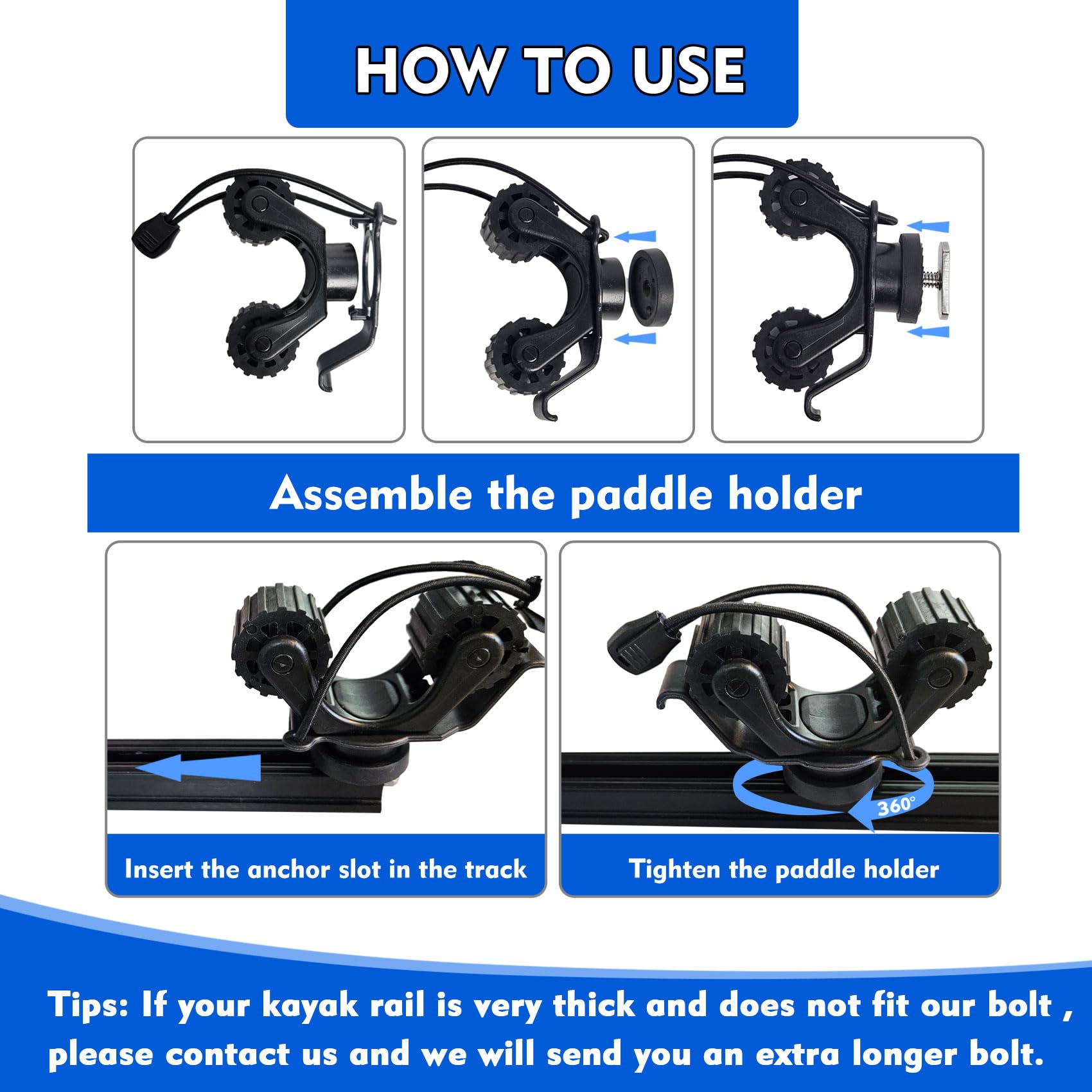 Kayak Rail Paddle Holder Kayak - огляд і ціна Fishing Kayak Storage Bag