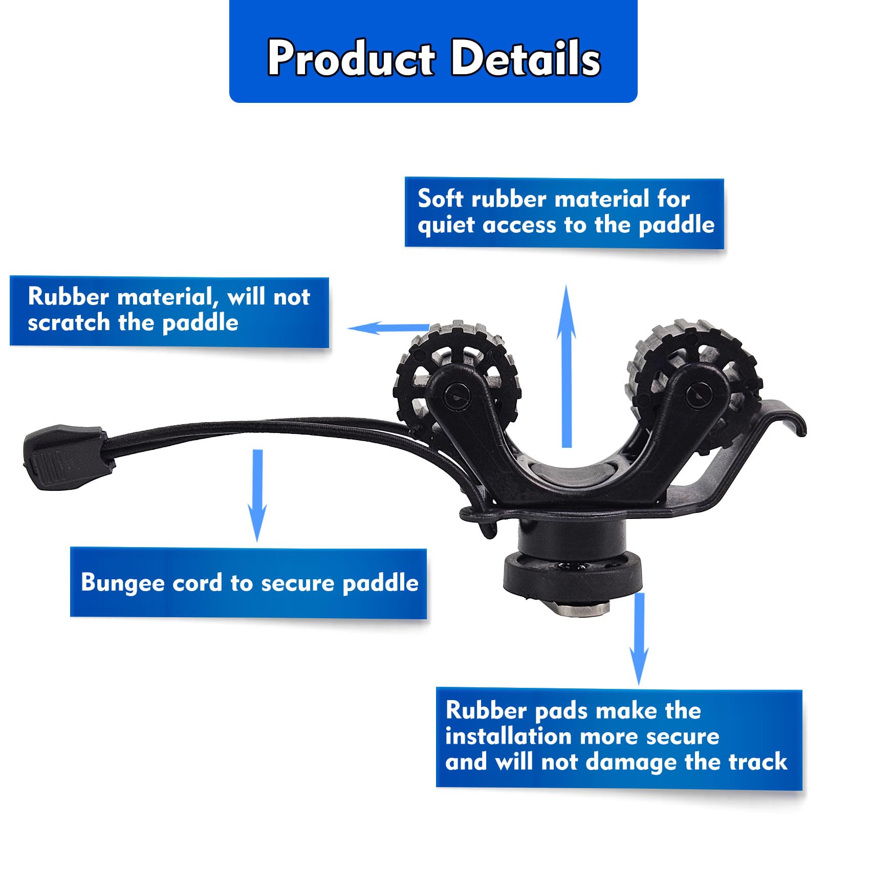 Kayak Rail Paddle Holder Kayak - огляд і ціна Fishing Kayak Storage Bag