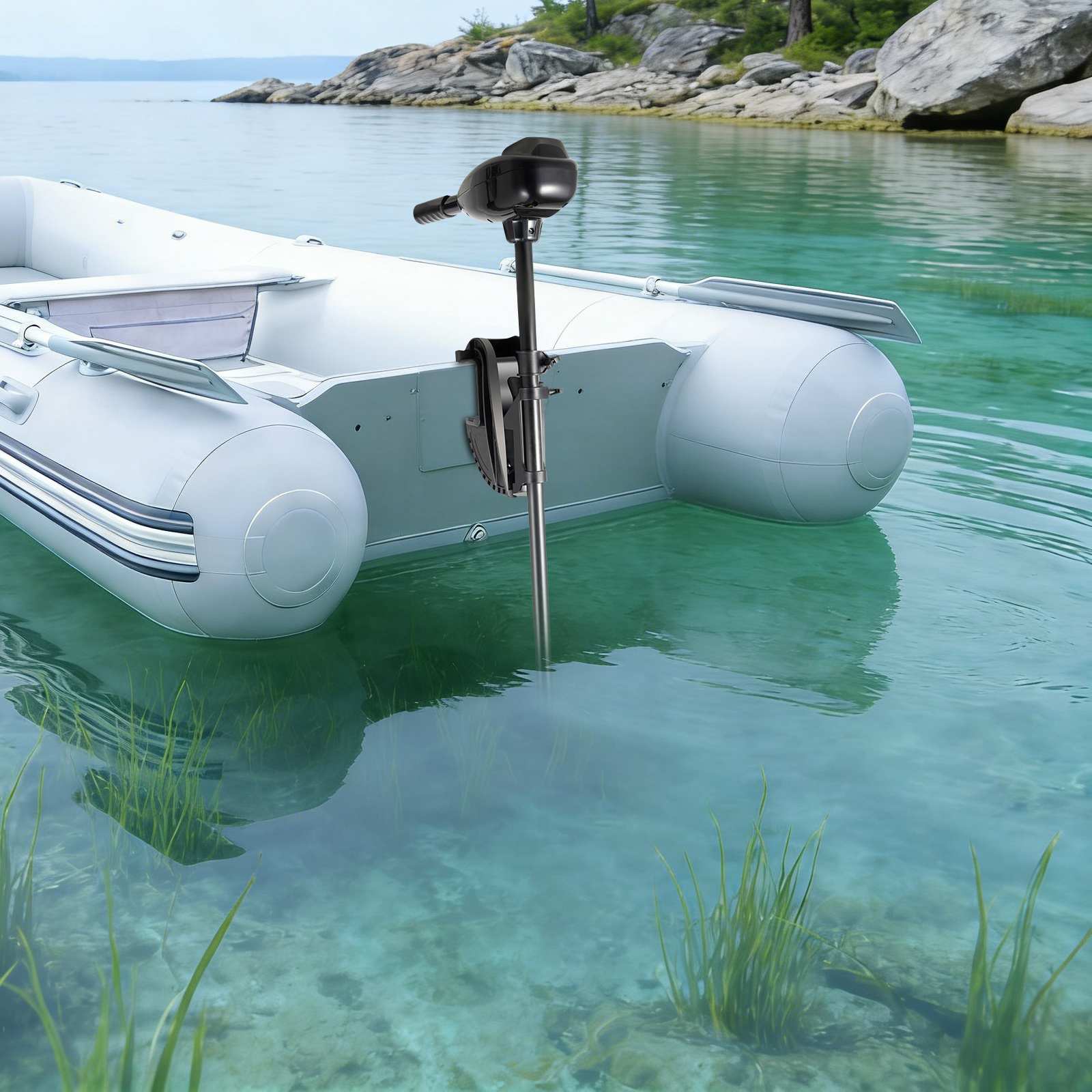 626W 12V Electric Trolling Out - огляд і ціна Fishing Kayak Trolling Motor