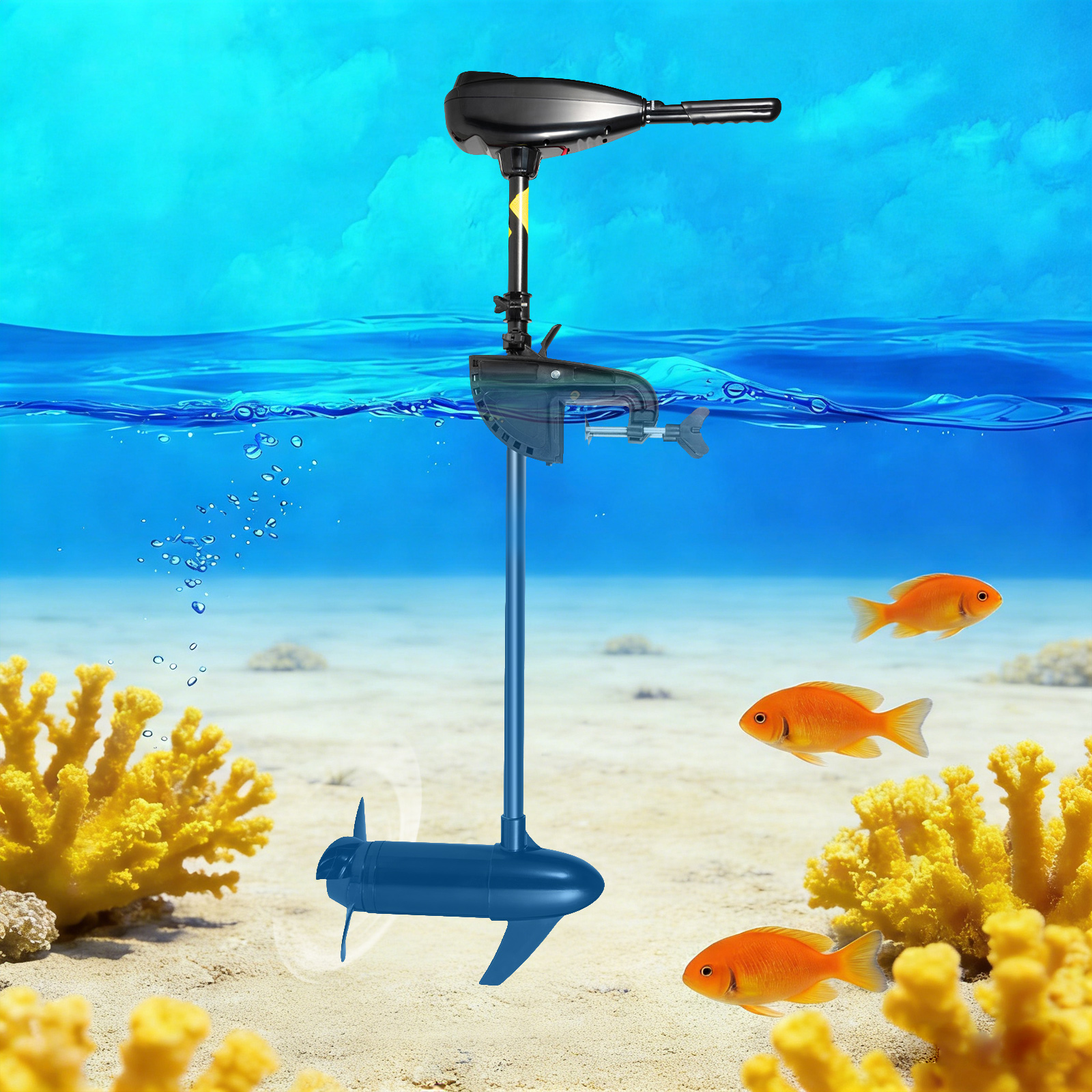 626W 12V Electric Trolling Out - огляд і ціна Fishing Kayak Trolling Motor