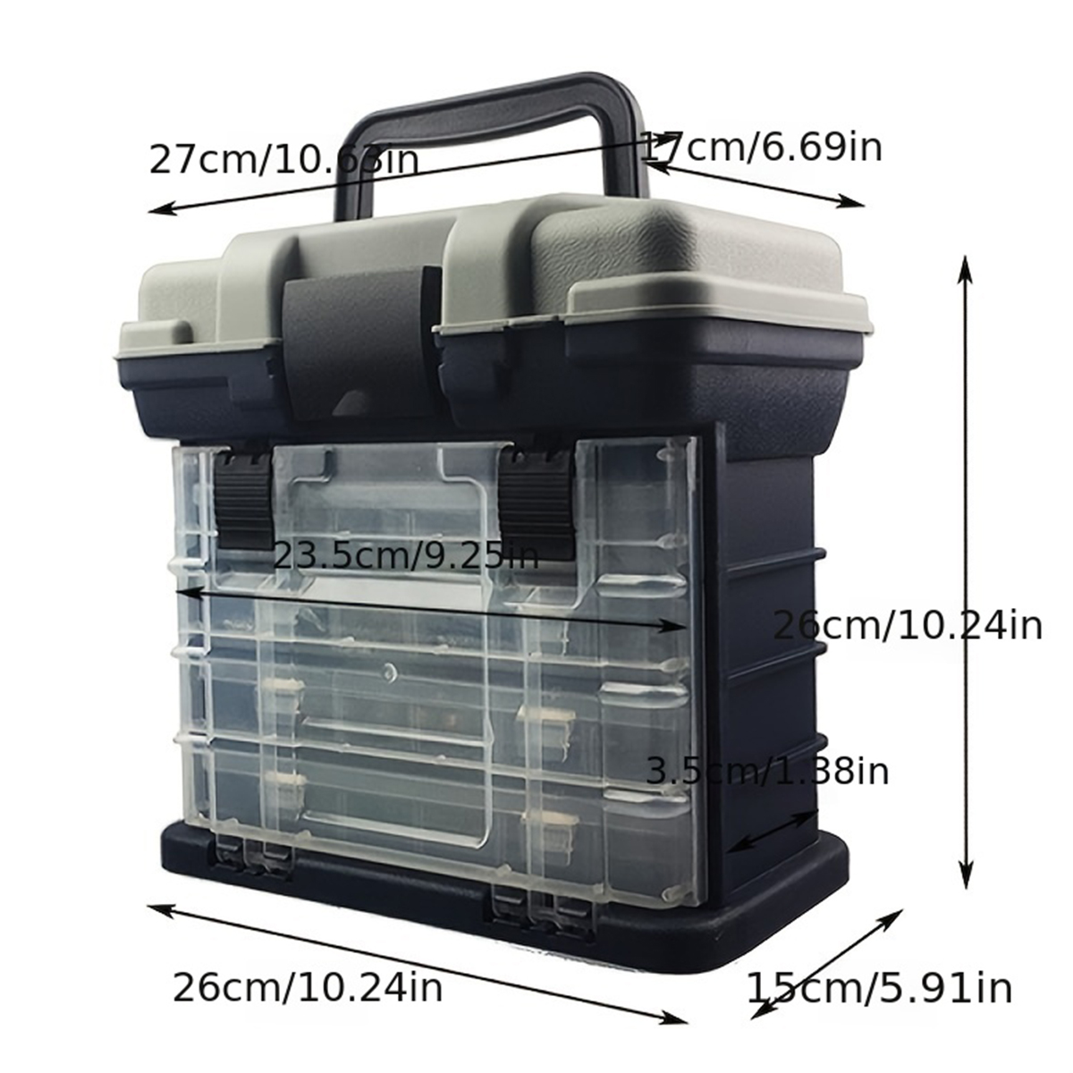 Multifunction Fashing Tackle B - огляд і ціна Fishing Kayak Crate