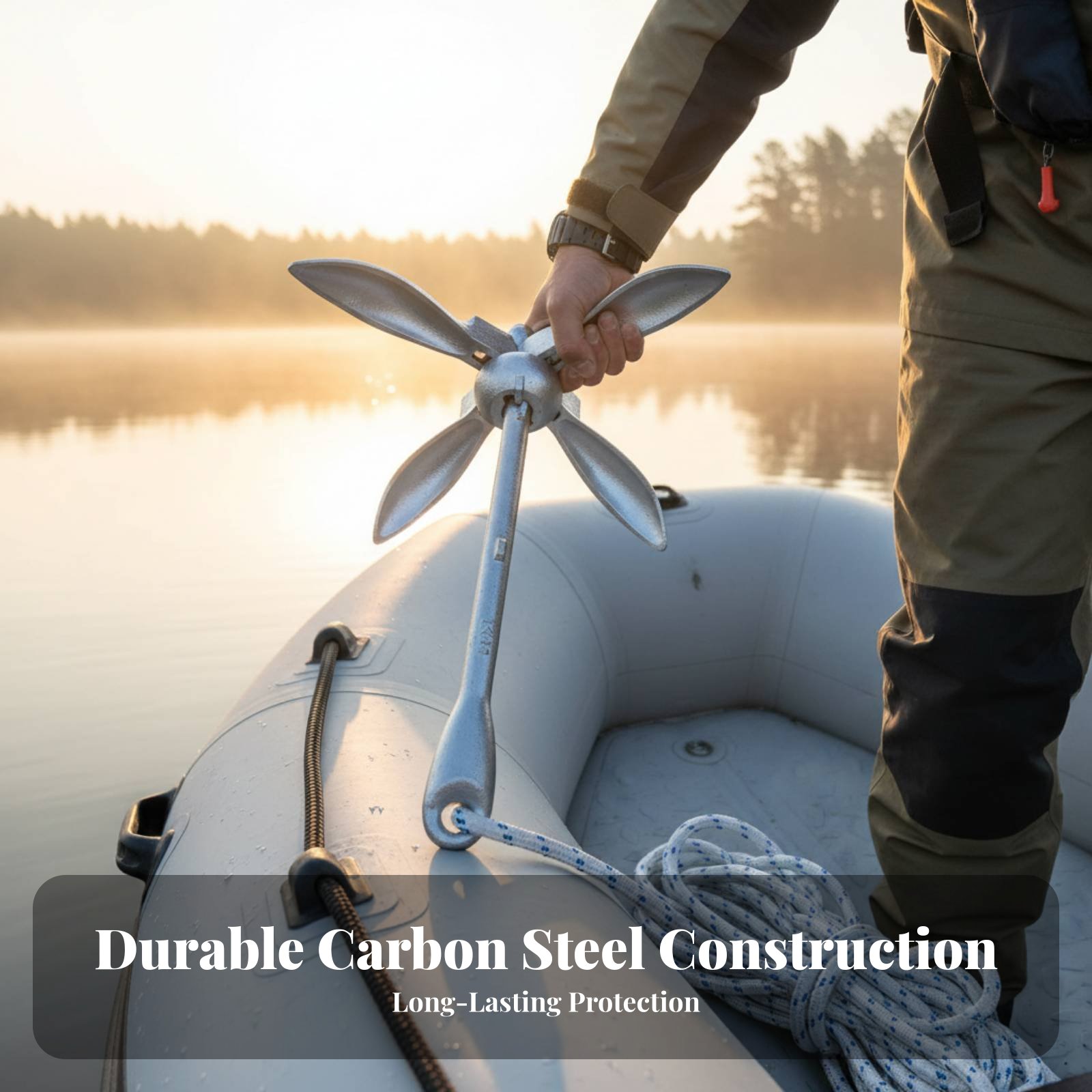 Lotus Anchor Foldable Carbon S - огляд і ціна Fishing Kayak Anchor