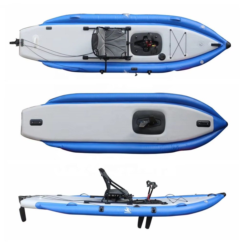 12ft Single Sit-On-Top Inflata - огляд і ціна Fishing Kayak Sit On Top