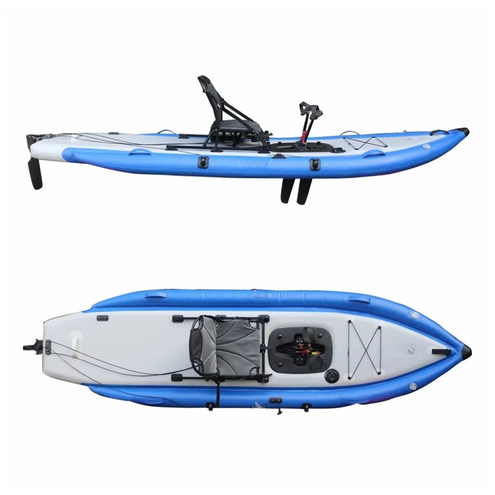 12ft Single Sit-On-Top Inflata - огляд і ціна Fishing Kayak Sit On Top