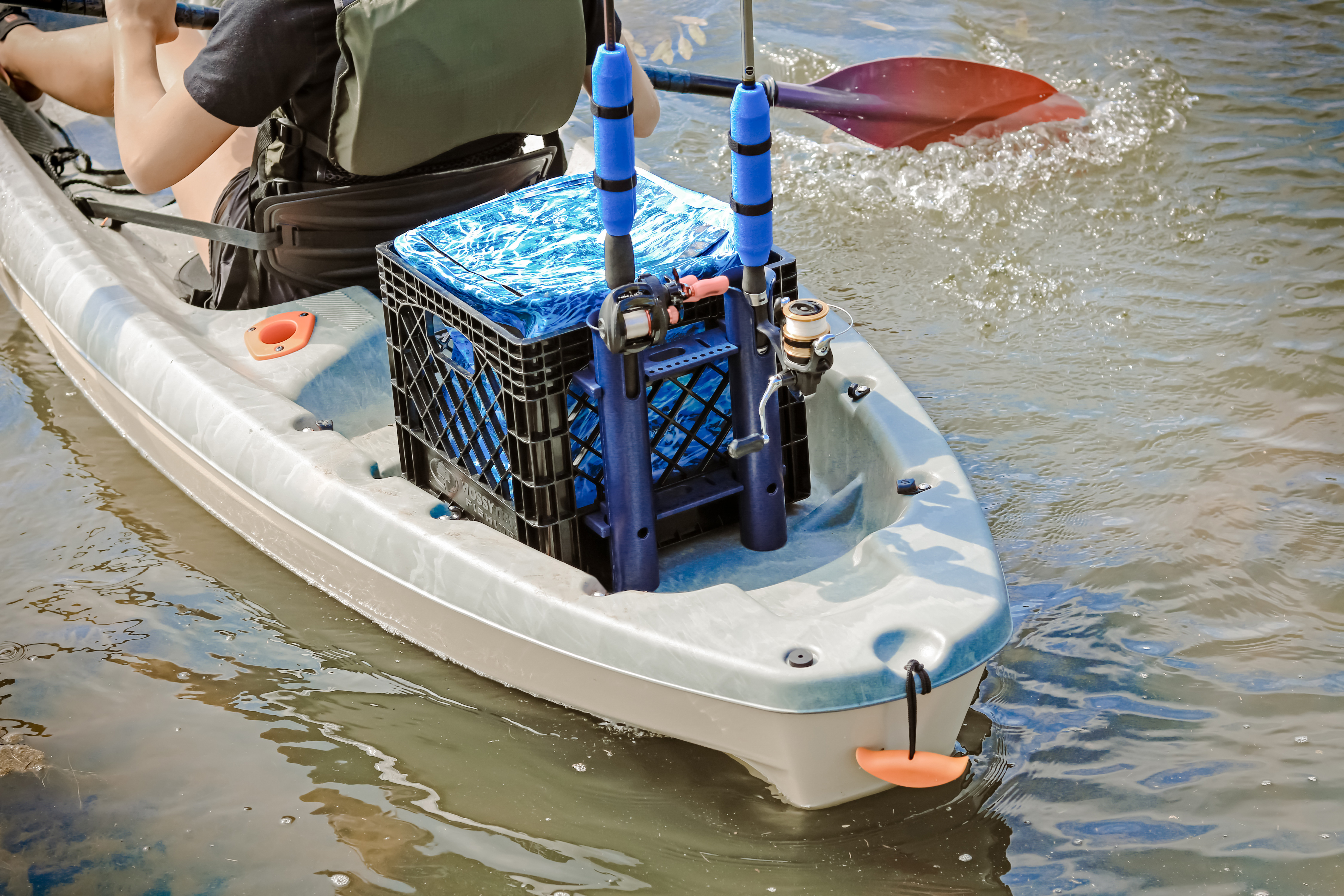 Kayak Storage Crate with Dry B - огляд і ціна Fishing Kayak Crate