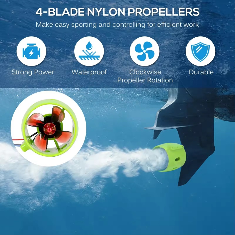 12-24V 20A Brushless Underwate - огляд і ціна Fishing Kayak Sit On Top
