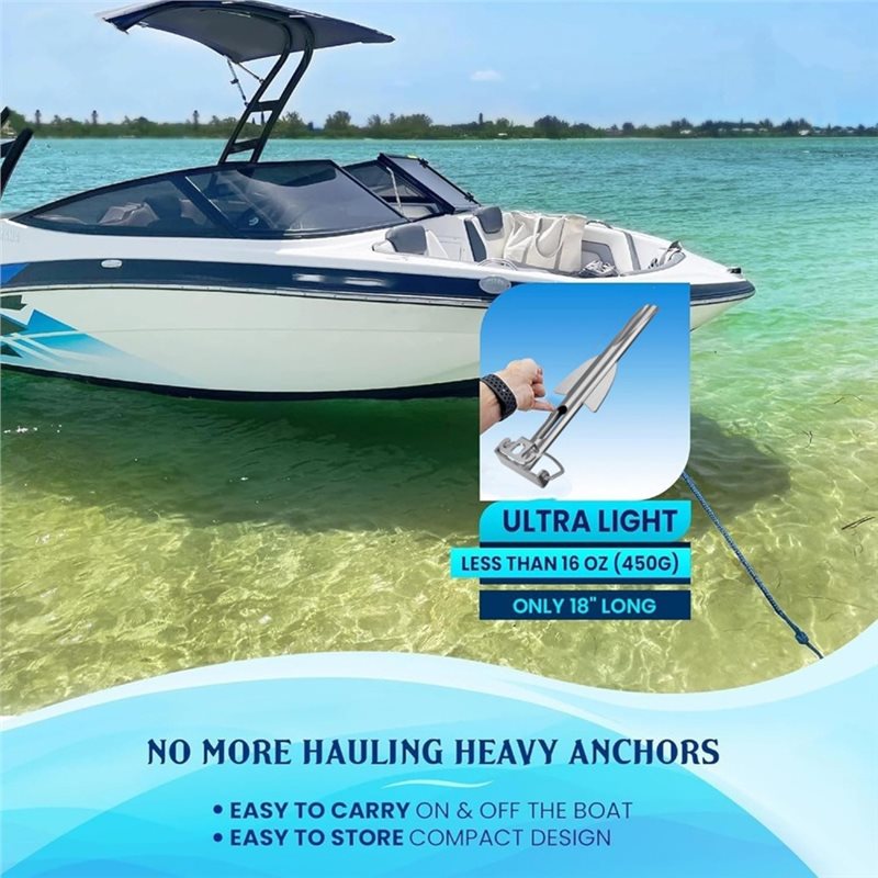 A12E-Shallow Water Boat Anchor - огляд і ціна Fishing Kayak Anchor