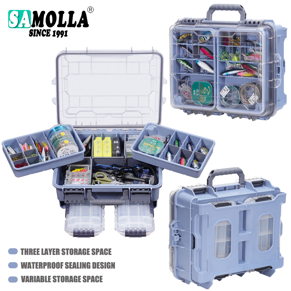 SAMOLLA Fishing Tackle Box Lar - огляд і ціна Fishing Kayak Crate