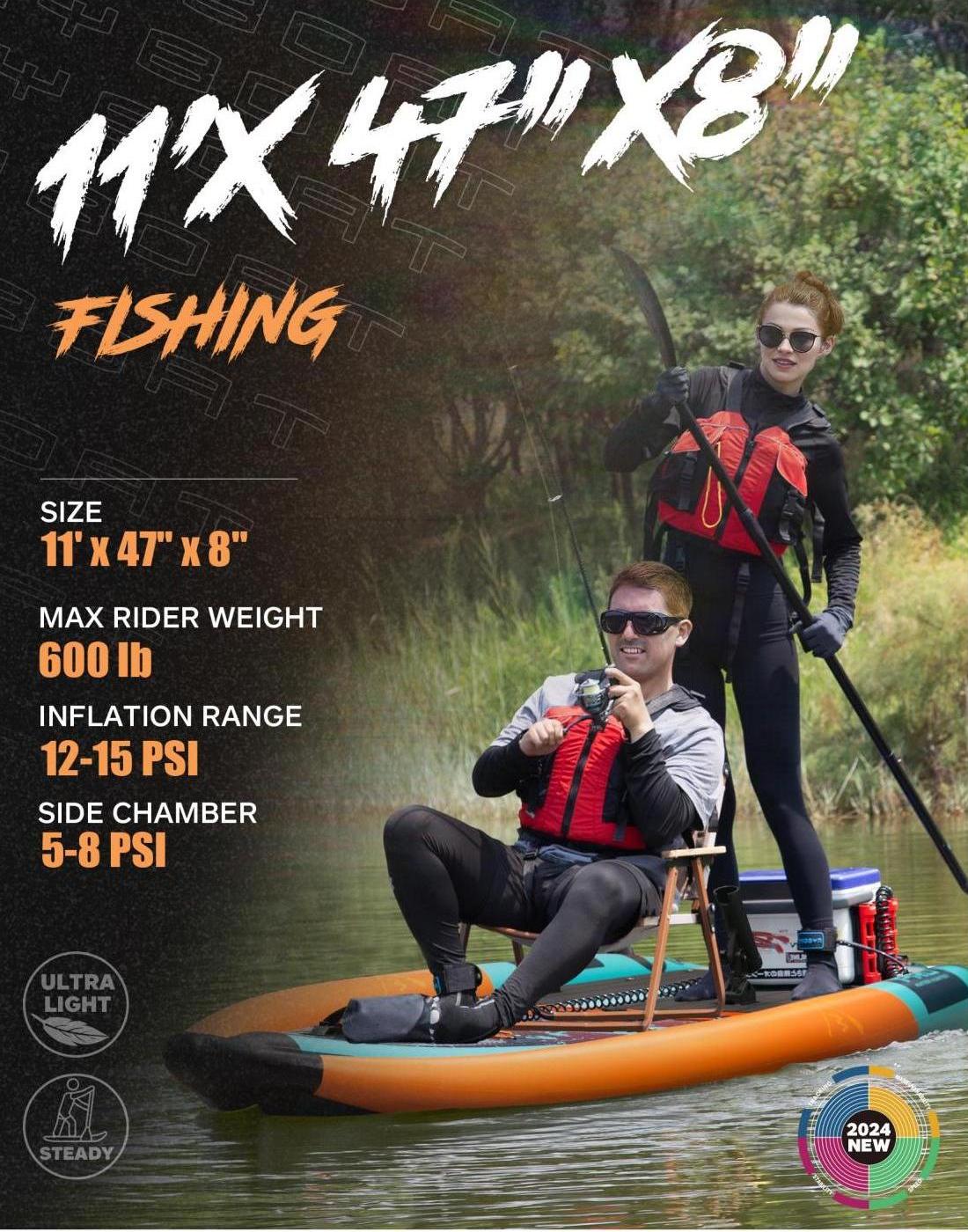 2 Person Inflatable Kayak for  - огляд і ціна Fishing Kayak Inflatable
