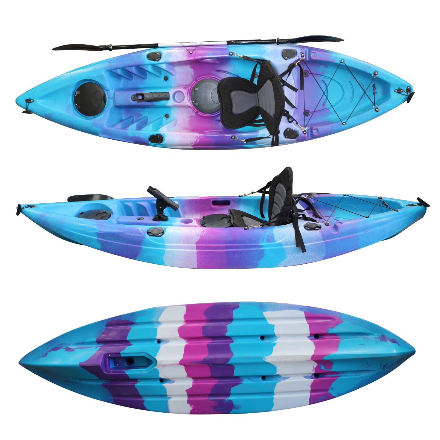2026 10ft Single Person Plasti - огляд і ціна Fishing Kayak Sit On Top