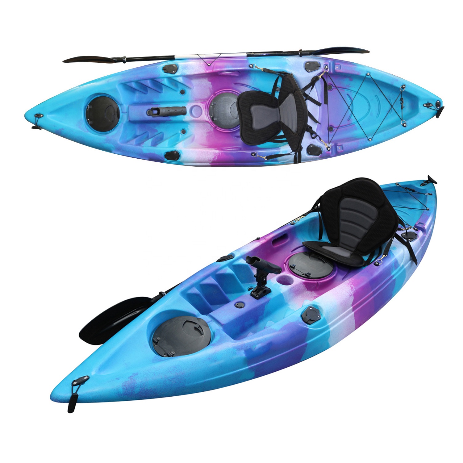 2026 10ft Single Person Plasti - огляд і ціна Fishing Kayak Sit On Top