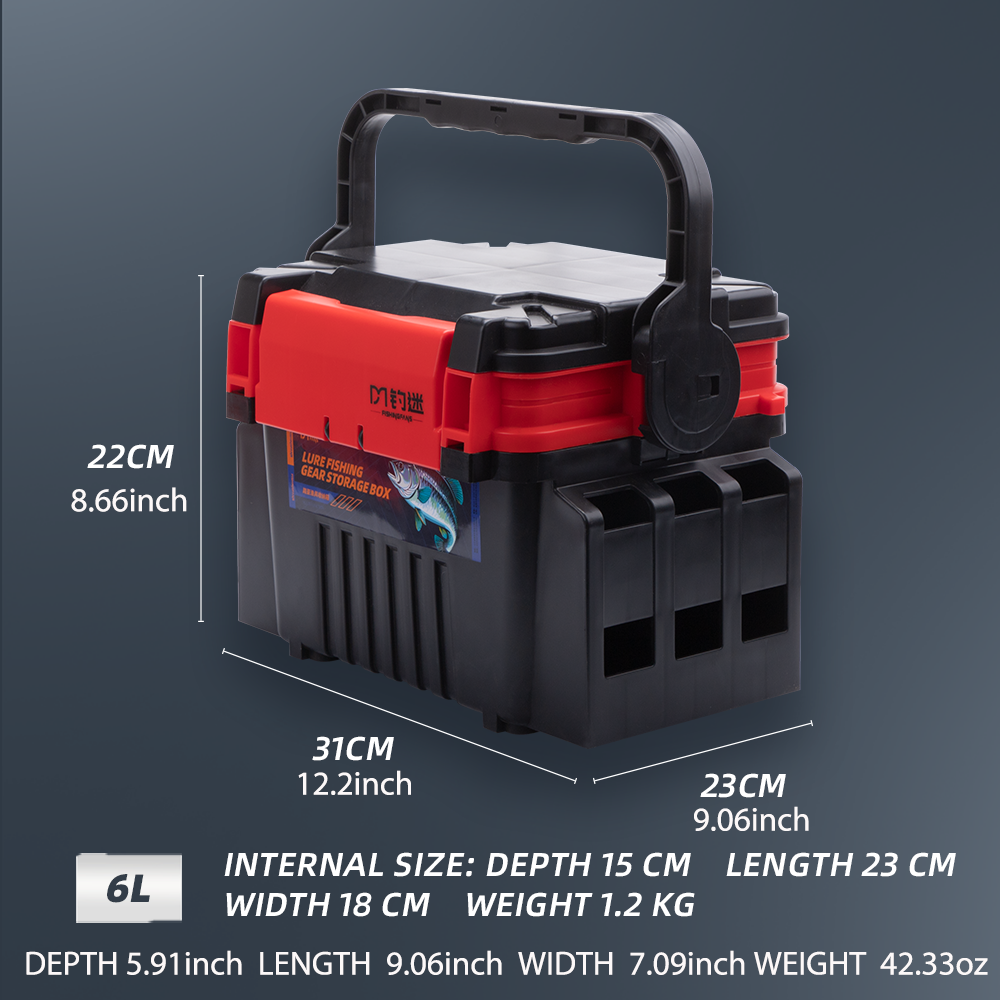 Fishingfans 6L 12L Fishing Box - огляд і ціна Fishing Kayak Crate