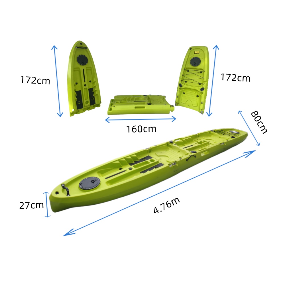 New Modular Tandem Double Sit- - огляд і ціна Fishing Kayak Paddle