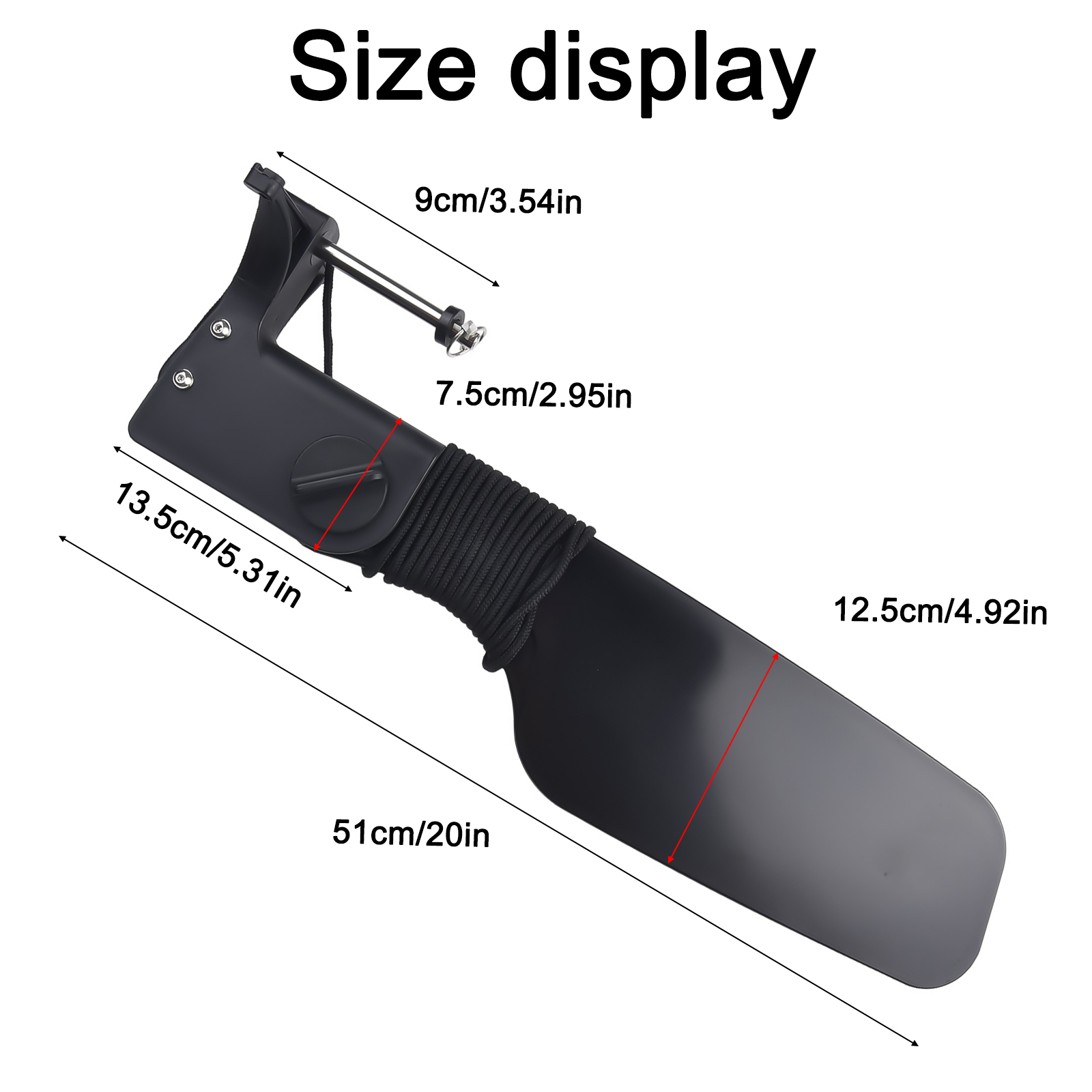 Boat Rudder for Kayak Canoe wi - огляд і ціна Fishing Kayak Storage Bag
